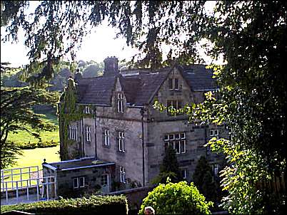 The large 17th century stone built country house and estate of Maer Hall 