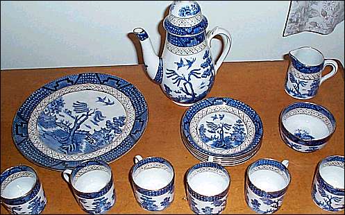 example of A. G. Harley Jones 'Willow' pattern