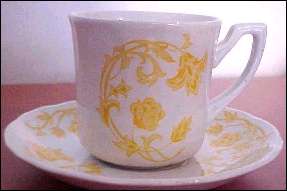 J & G Meakin yellow and white floral Windsong ironstone