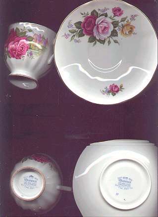 Rosina Queens Ltd Cup and Saucer