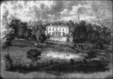 'Brownhills the seat of John Wood Esq.'