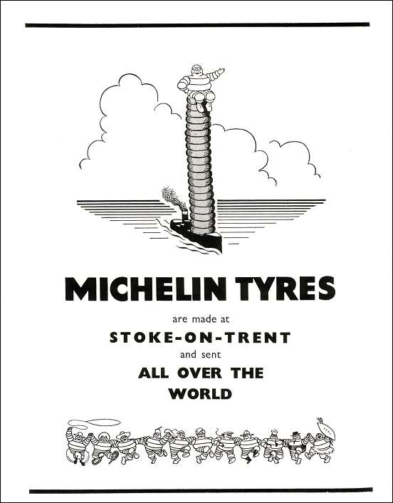 Michelin Tyres - 1957 advert