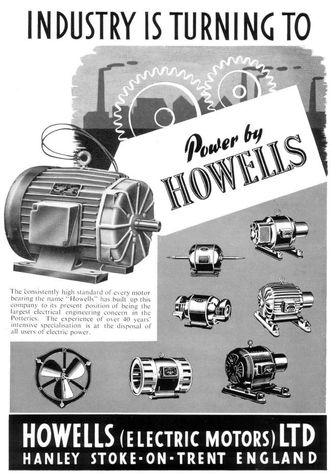 Howells (Electric Motors) Ltd, Hanley