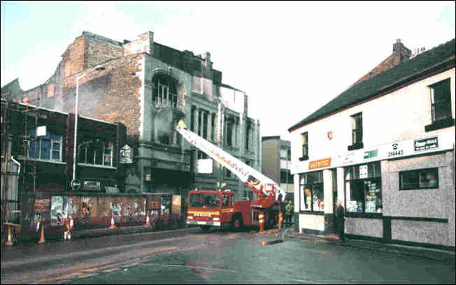 Fire at the Longton Empire in 1993