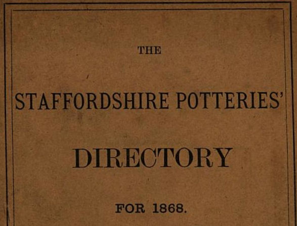 The Staffordshire Potteries' Directory for 1868