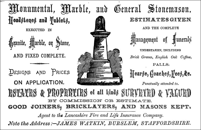 James Watkin - Monumental, marble and General Stonemason
