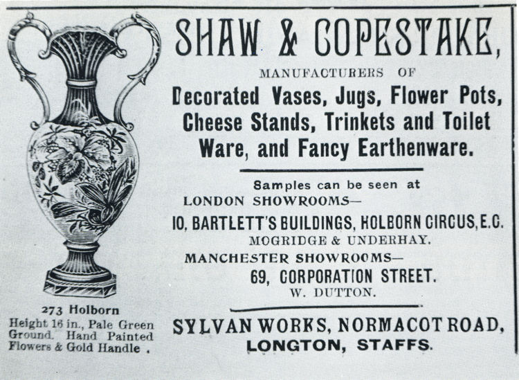 Shaw & Copestake, Sylvan Works, Longton
