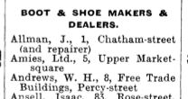 W. H. Andrews - Boot & Shoe Makers & Dealers 