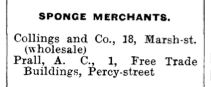 A. C. Prall - Sponge Merchants
