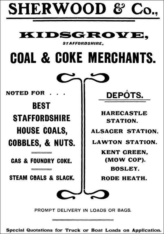 Sherwood & Co., Coal & Coke Merchants, Kidsgrove