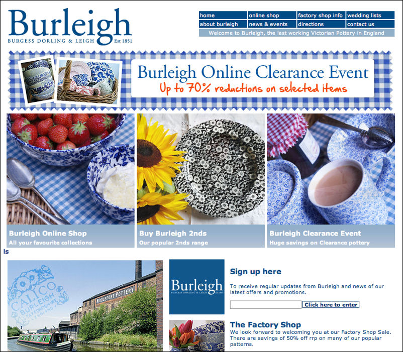 Burleigh, Burgess Dorling & Leigh - Web Site 2011