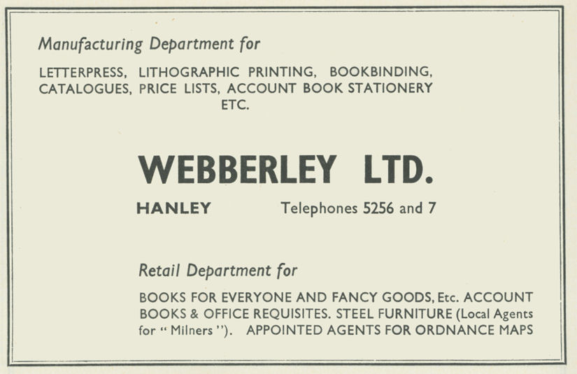 Webberley Ltd, Hanley, Stoke-on-Trent