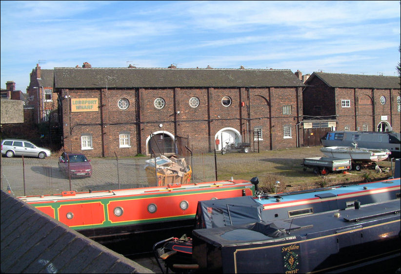 The Shropshire Union Railways and Canal Company Wharf at Longport
