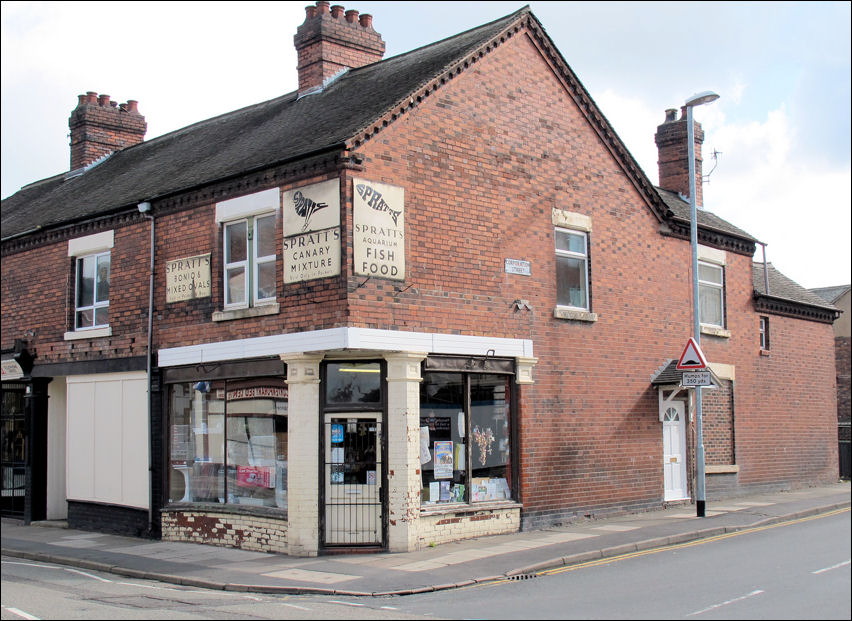 Pet Shop on the corner of London Road and Corporation Street, Stoke