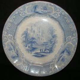 Plate in the Priory pattern