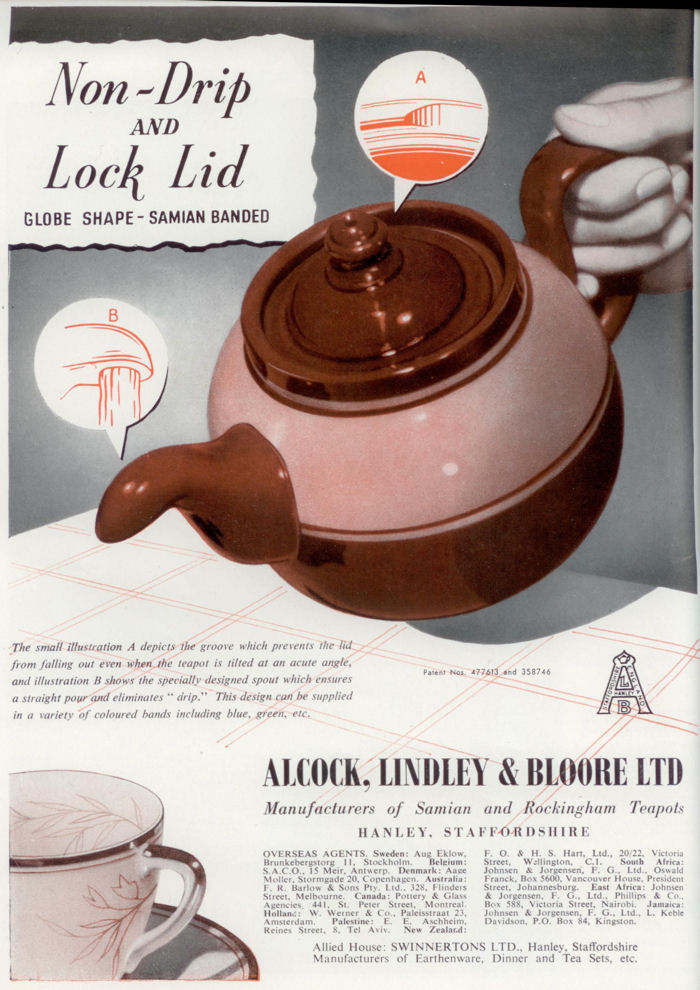 advert for Alcock, Lindley and Bloore Ltd
