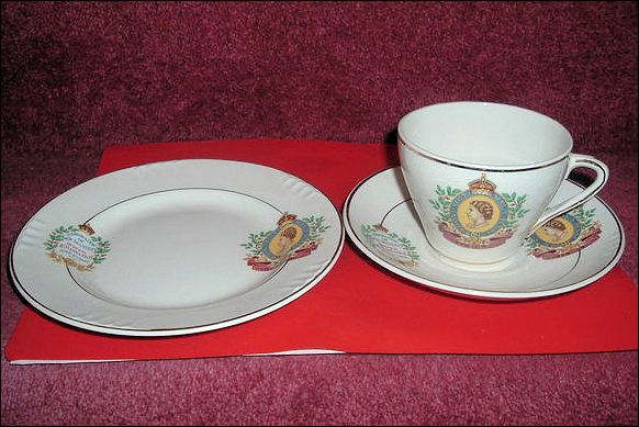 tea set made by the Coronation Pottery 