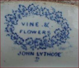 printed mark of John  Lythgoe