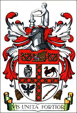 The arms of the city of Stoke-on-Trent 