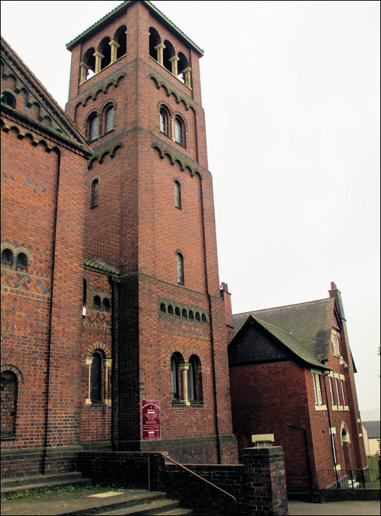 square bell tower - the presbytery next door was built in 1903 