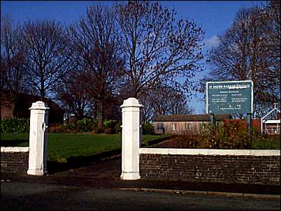 The gates to St. Paul's grounds 