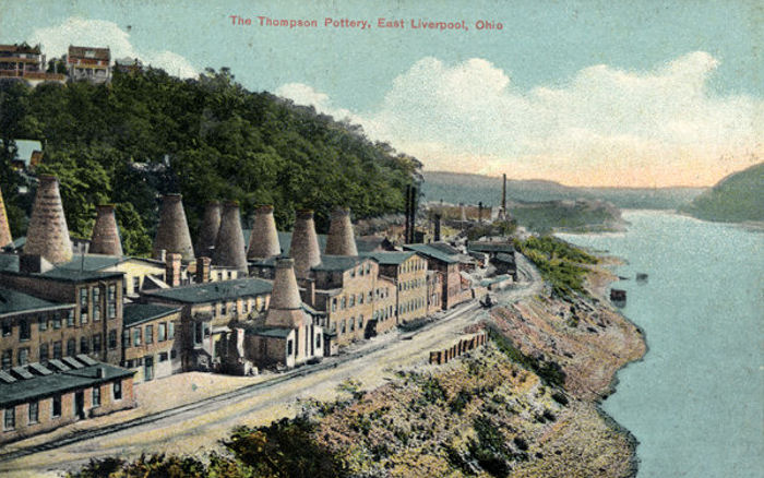 The Thompson Pottery, East Liverpool, Ohio