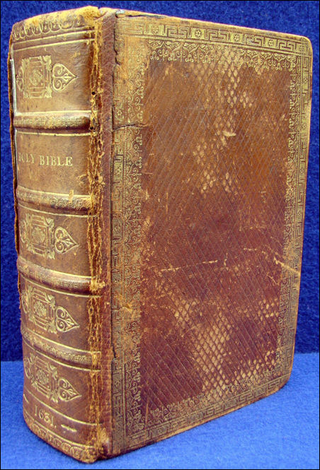 17th C. Wedgwood / Wood family bible