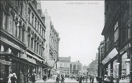 looking up Lamb Street towards Market Square