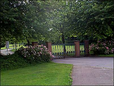 Gates to Fenton Park - off Victoria Road
