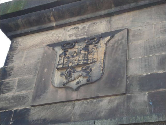 Stafford Coats of Arms on Longton railway bridge