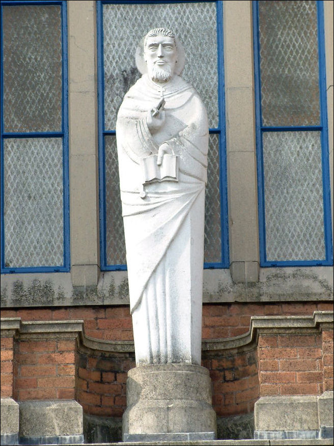 Statue of St. Augustine, Meir, Stoke-on-Trent