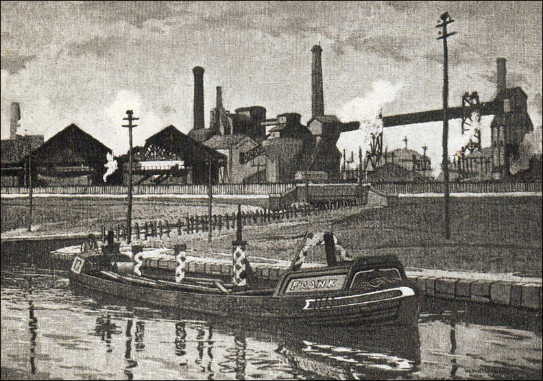 Shelton Works at Etruria - an oil painting by Hesketh Hubbard