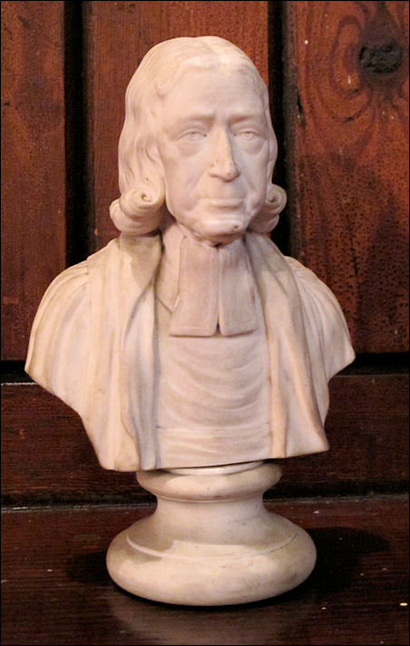 model of John Wesley made by Enoch Wood and found in the Wood family vault