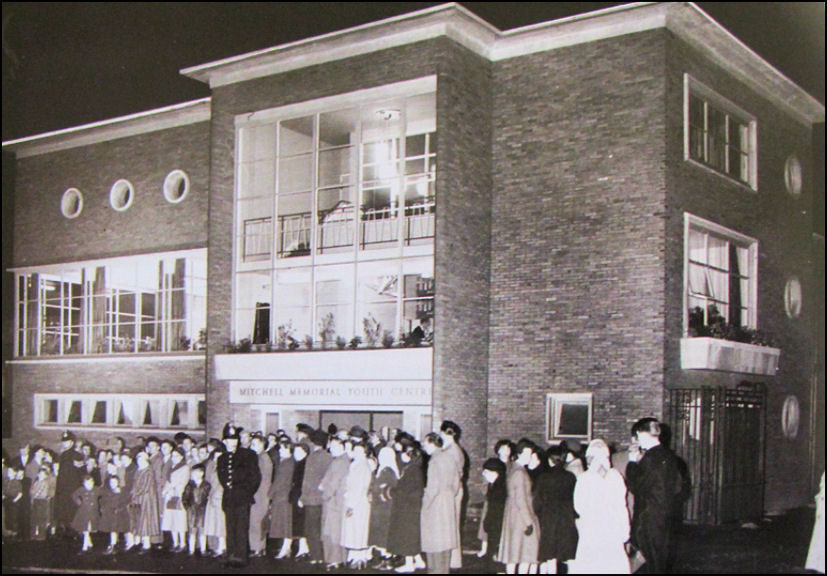Mitchell Memorial Youth Centre opening ceremony in 1957 