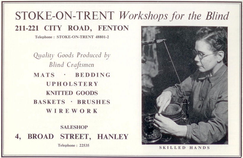 Stoke-on-trent Workshops for the Blind, 211-221 City Road, Fenton