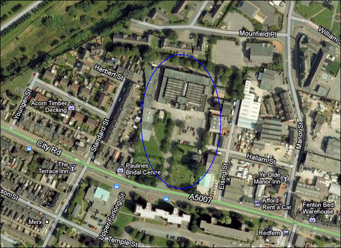 Google maps 2010 - Stoke-on-Trent Workshop for the Blind