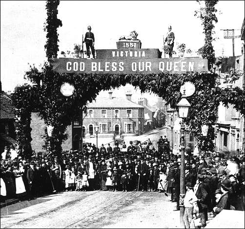 Celebrations - Broad Street, Longton 1887