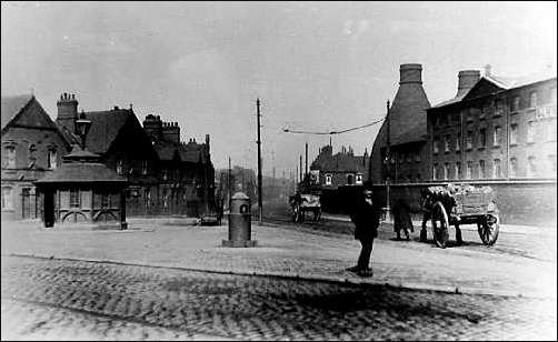 Victoria Square, Fenton - on the right is the works of Masons Ironstone China