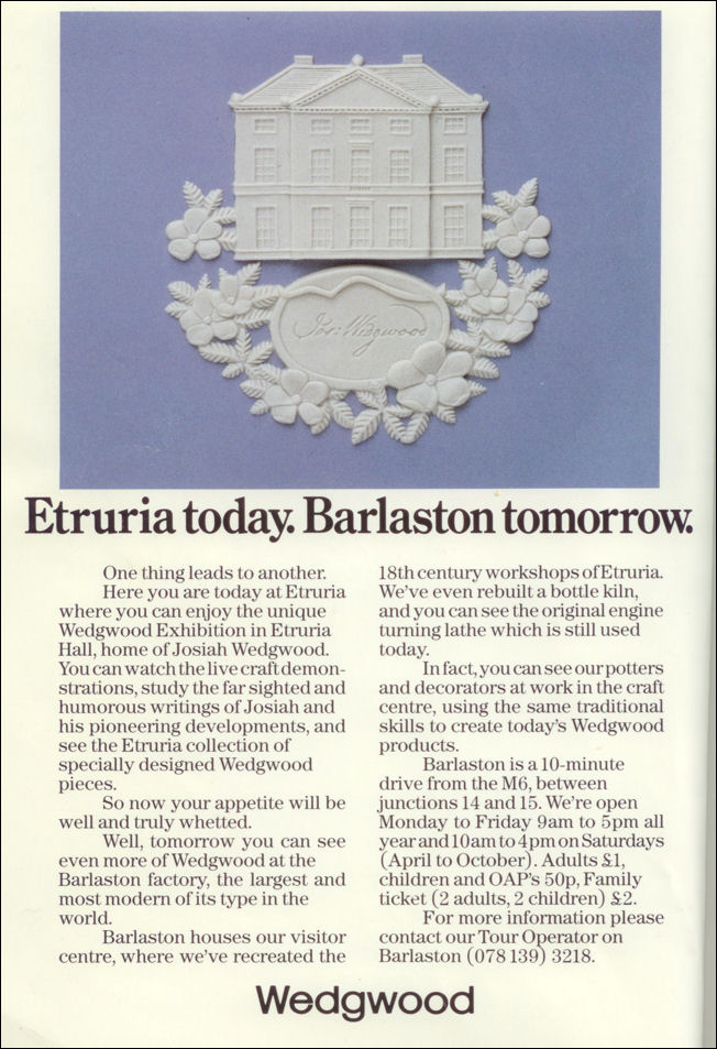Wedgwood - Etruria today. Barlaston tomorrow. 