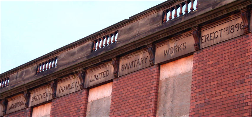 Johnson Brothers (Hanley) Limited Sanitary Works, Erected 1896 - Trent Works
