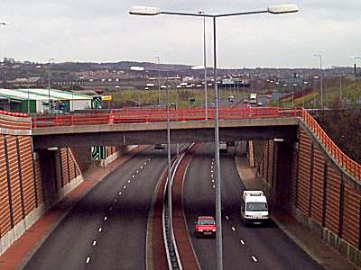A50 from Blurton Road roundabout