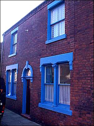 House on the corner of Blake Street and Hall Street 