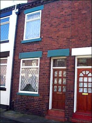 Typical terrace house in Caulton Street