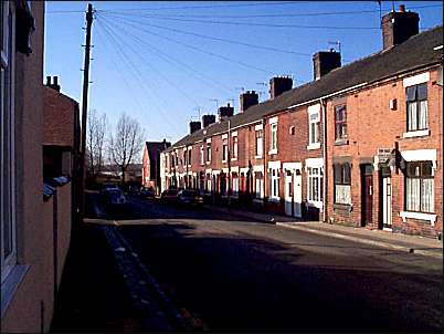 The view along Caulton Street - from Bycars Road end 
