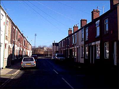 The view along Caulton Street - looking from Scotia Road 