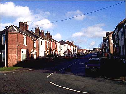 View looking up Hall Street from Church Square 