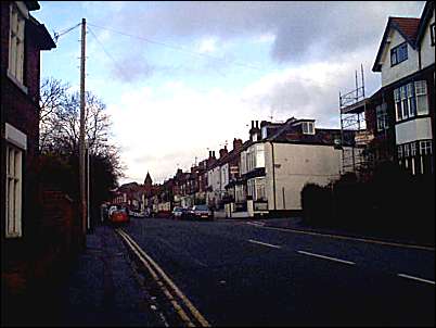 View along Park Road, from Moorland Road