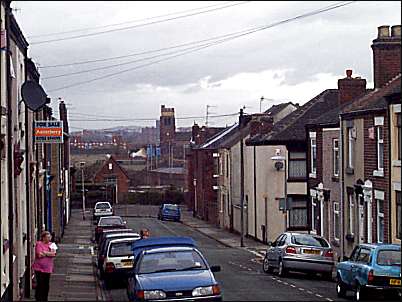 View down Derby Street - looking towards Grove Road