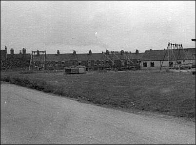 View across children's playground to Rodgers Street 