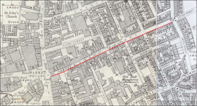  Market Street on a 1898 map 